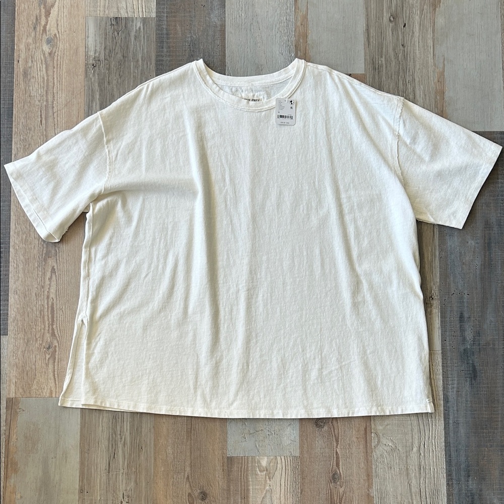 We The Free Cream Short Sleeve Tee